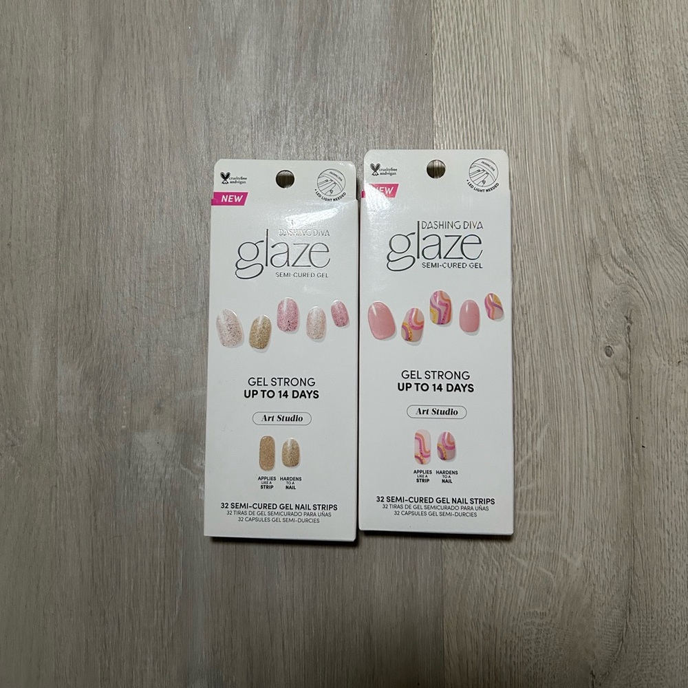 Dashing Diva Glaze Semi-Cured Gel Nail Strips